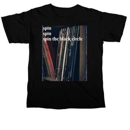 Spin spin spin, a Black Comfort Colors Unisex Tee