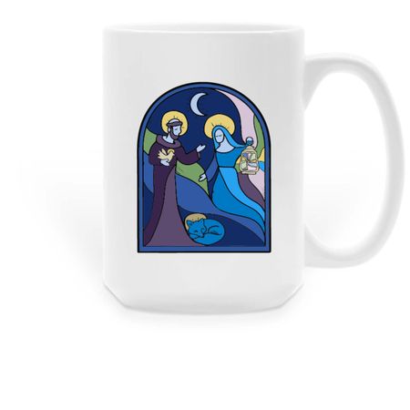 SCF Logo Mug, a White Large Coffee Mug