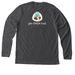 ODT - Get ONDA Trail, a Dark Grey Heather Premium Long Sleeve Tee (back-view)