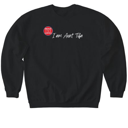 Your Shirt Helps End Corporate Rule, a Black Softstyle Crewneck Sweatshirt
