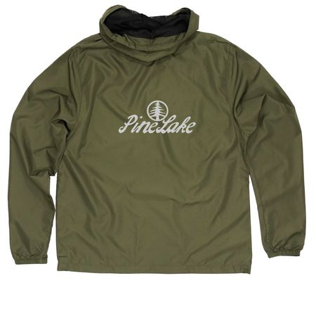 Windbreaker, Quarter Zip, a Army Quarter-Zip Windbreaker (back-view)