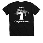 Vive Senegal 2026 (wh), a Solid Black Blend Premium V-Neck Tee (back-view)