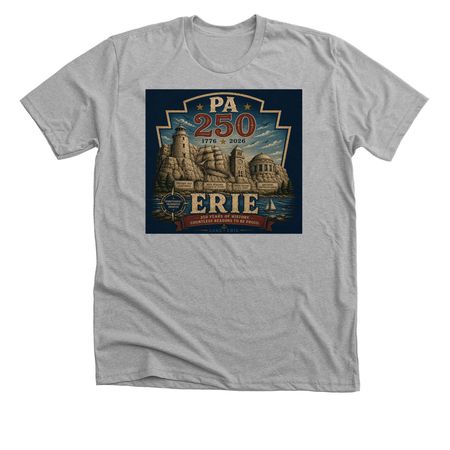 The Keystone Legacy, a Athletic Heather Premium Unisex Tee