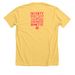 Kevin Puts t-shirt, a Heather Yellow Gold Premium Unisex Tee (back-view)