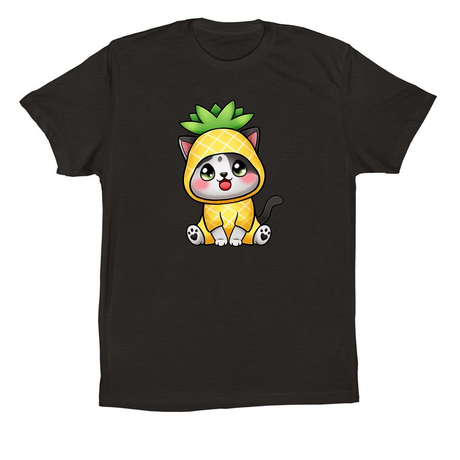 St. Jude: Pineapple Toph- Shirt, a Black Premium Cotton Tee