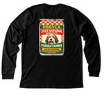 PBGVCA NATIONAL LOGO WEAR - FRONT & BACK, a Black Heather Premium Long Sleeve Tee (back-view)