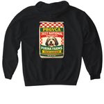 PBGVCA NATIONAL LOGO WEAR - FRONT & BACK, a Black Gildan Softstyle Pullover Hoodie (back-view)