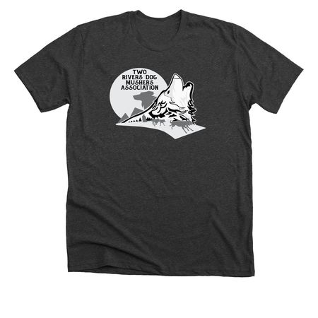 Howl at the Moon!, a Dark Grey Heather Premium Unisex Tee
