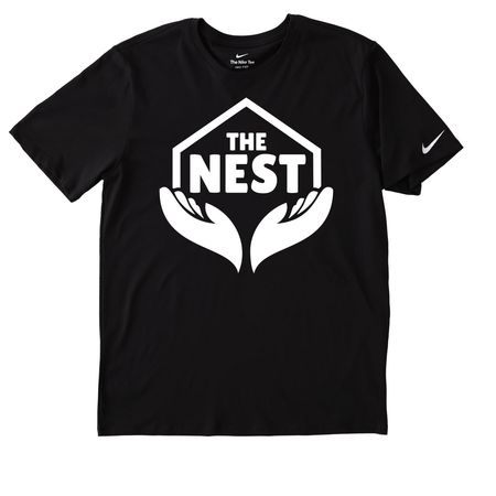 Nike Nest T-Shirt, a Black Nike Dri-FIT Jersey Blend Performance Tee