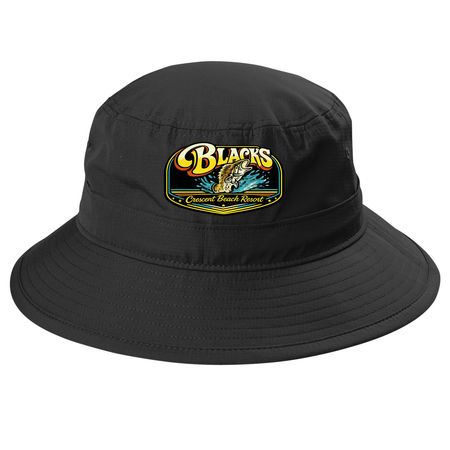 Blacks Resort Hats, a Black Printed UV Bucket Hat