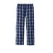Jewtina - Adult Bottoms, a True Navy Flannel Pajama Pant (back-view)