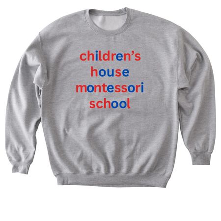 Youth & Adult Moveable Alphabet Shirt, a Sport Grey Softstyle Crewneck Sweatshirt