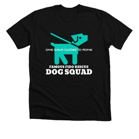 DOG SQUAD, a Solid Black Blend Premium Unisex Tee