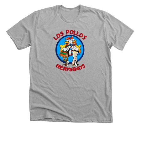 Los Pollos Hermanos Logo Breaking Bad Gustavo, a Athletic Heather Premium Unisex Tee