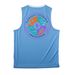 ETA Jackets & Jersey&nbsp;, a Carolina Blue/ White Reversible Basketball Jersey (back-view)