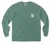 Pocket Tees, a Light Green Comfort Colors Long Sleeve Pocket Tee