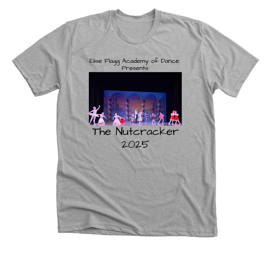Nutcracker 2025 Merch, a Athletic Heather Premium Unisex Tee