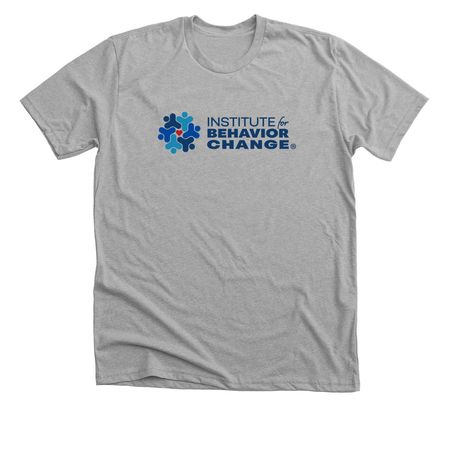 Institute for Behavior Change, a Athletic Heather Premium Unisex Tee