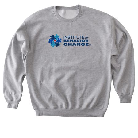 Institute for Behavior Change, a Sport Grey Softstyle Crewneck Sweatshirt