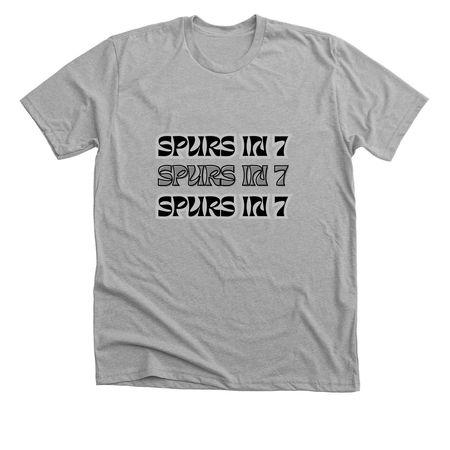 SPURS IN 7, a Athletic Heather Premium Unisex Tee