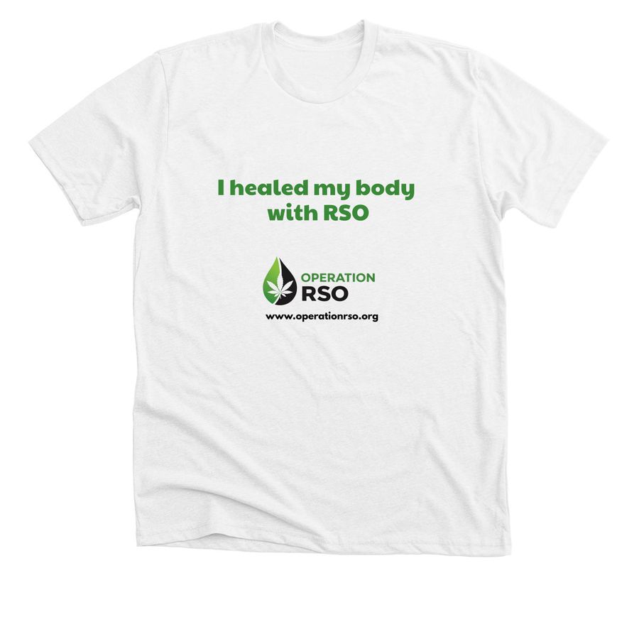 I healed my body, a Solid White Blend Premium Unisex Tee