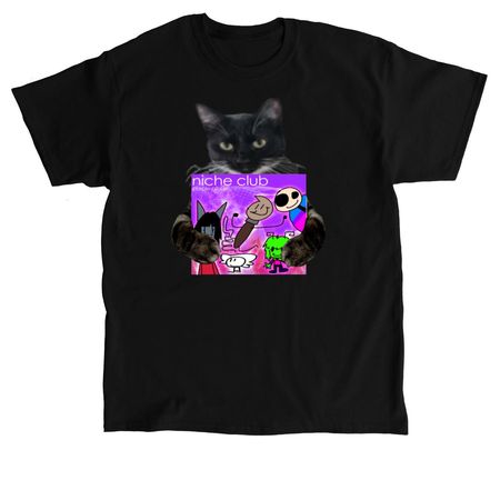 Ruffles Holding Purple Collection, a Black Classic Unisex Tee