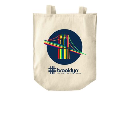 Pride Across Brooklyn Tote, a Natural Over-the-Shoulder Shopping Tote Bag