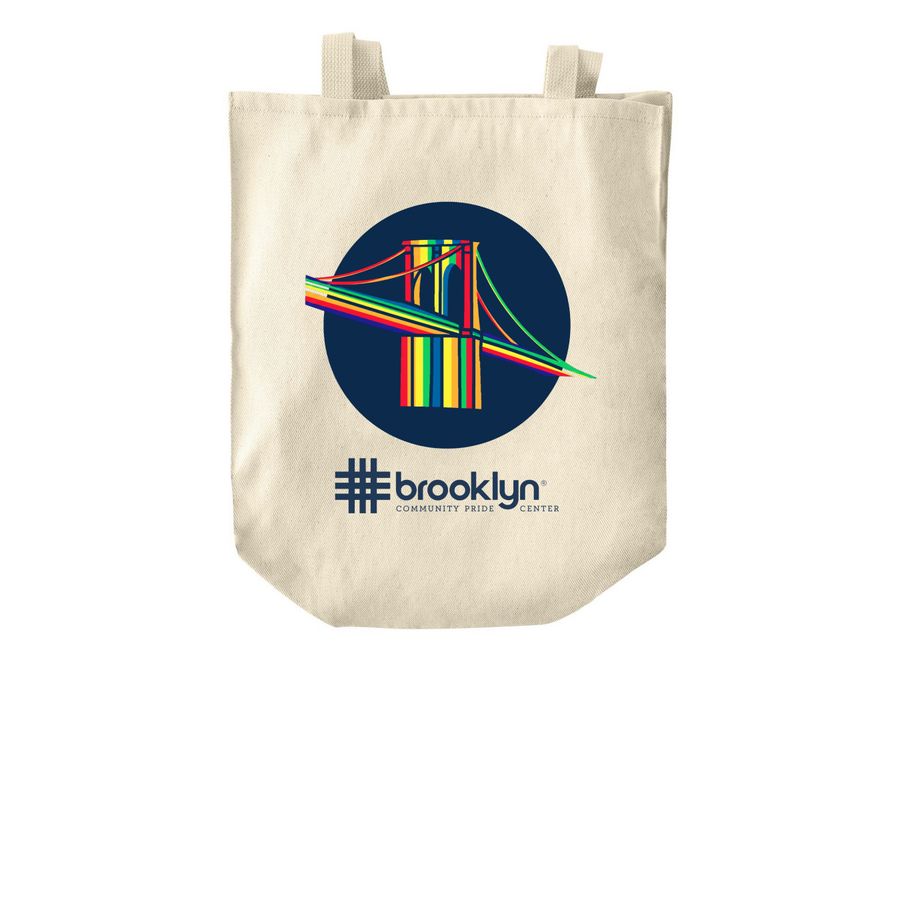 Pride Across Brooklyn Tote, a Natural Over-the-Shoulder Shopping Tote Bag