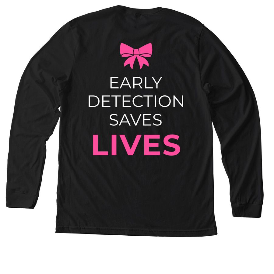 RSMH MAMMO, a Solid Black Blend Premium Long Sleeve Tee (back-view)