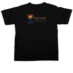 Pride 2, a Black Comfort Colors Unisex Tee (back-view)