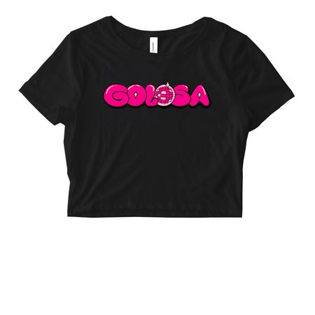 Perreo Proof? ??, a Black Women's Fitted Cropped Tee