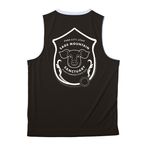 Sage Mountain Activewear, a Black/ White Reversible Basketball Jersey (back-view)