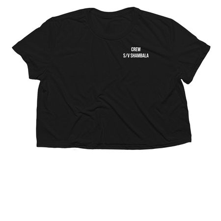 SIREN SECURITY - Merman, a Black Women?s Flowy Cropped Tee