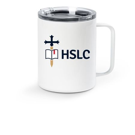 HSLC Classic Travel Mug, a White Stainless Steel Travel Mug