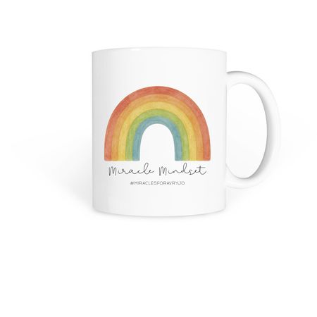 Miracle Mindset, a White Coffee Mug