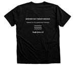 MBTS Autism Awareness Month 2026, a Black Heather Premium Unisex Tee (back-view)