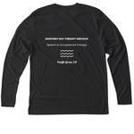 MBTS Autism Awareness Month 2026, a Vintage Black Triblend Long Sleeve Tee (back-view)