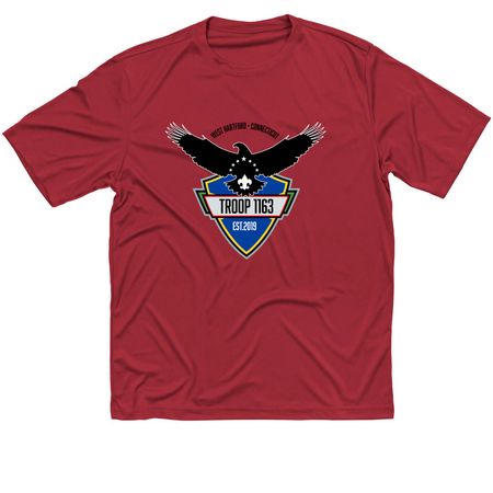 Troop 1163 T-shirts, a True Red Classic Performance Tee