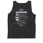 2026 GERMAPALOOZA TOPS, a Black Comfort Colors Tank Top (back-view)