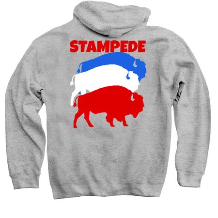 Let?s Go Buffalo, a Sport Grey Pullover Hoodie