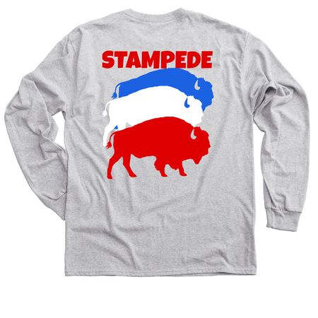 Let?s Go Buffalo, a Sport Grey Classic Long Sleeve Tee