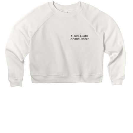 Winter Tops, a Vintage White Women's Premium Cropped Raglan Sweatshirt