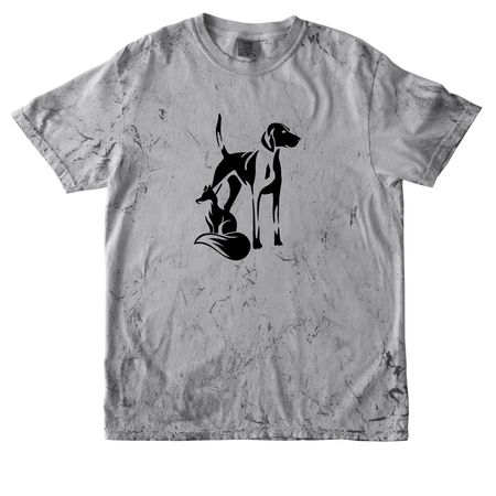 Fox & Hound, a Smoke Comfort Colors Colorblast Tee