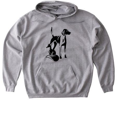 Fox & Hound, a Sport Grey Gildan Softstyle Pullover Hoodie