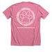 HHR Emergency Veterinary Fund, a Heather Mauve Premium Unisex Tee (back-view)