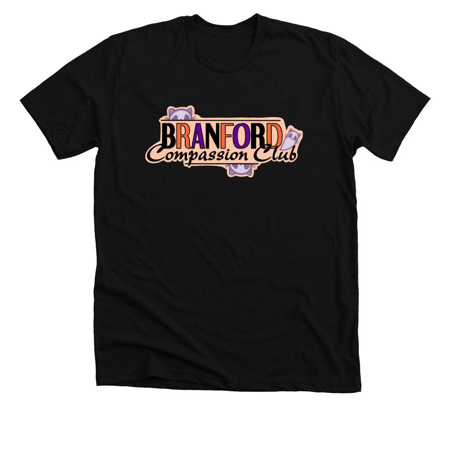 BCC Meow-lloween, a Solid Black Blend Premium Unisex Tee
