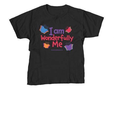 Wonderfully Me Butterfly Book, a Black Youth Unisex Tee
