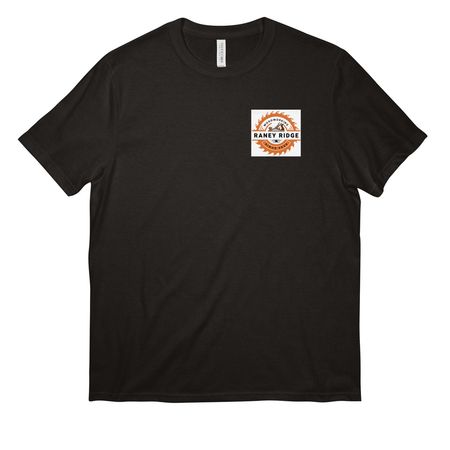 Raney Ridge Woodworking & More, a Deep Black All-American Unisex Tee