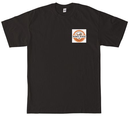 Raney Ridge Woodworking & More, a Black Tall Classic Unisex Tee