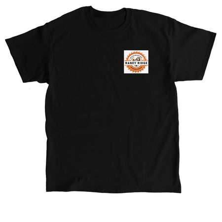 Raney Ridge Woodworking & More, a Black Classic Unisex Tee